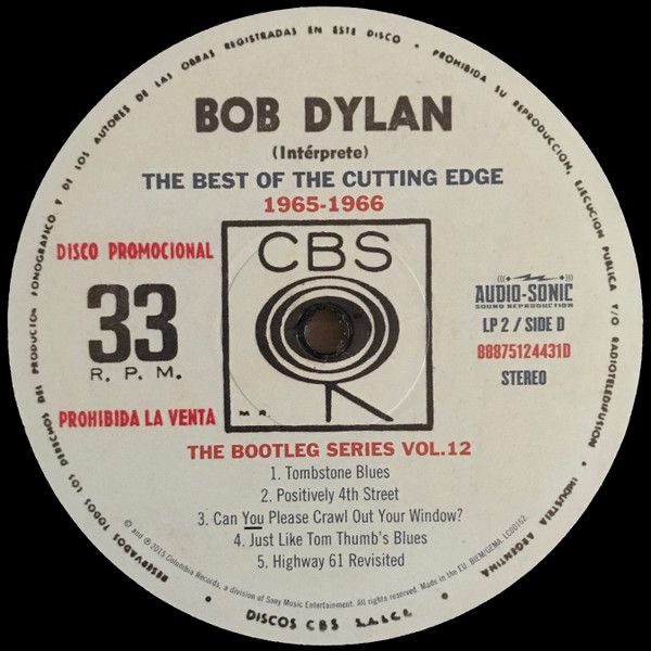 USED - Bob Dylan - The Best Of The Cutting Edge 1965-1966