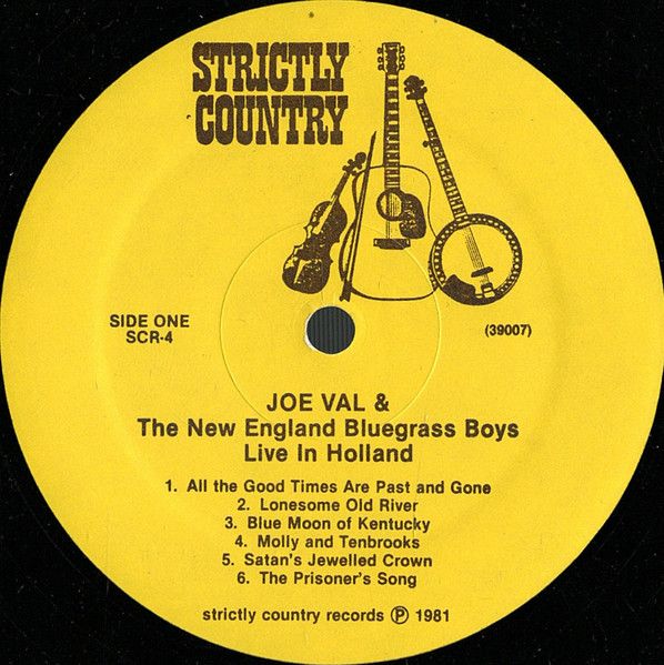 USED - Joe Val And The New England Bluegrass Boys - Live In Holland