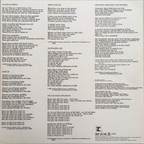 USED - Randy Newman - Sail Away