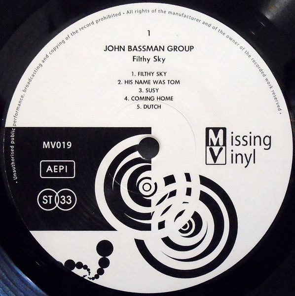 USED - John Bassman Group - Filthy Sky