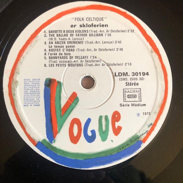 USED - Ar Skloferien - Folk Celtique