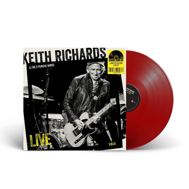 Keith Richards and the X-Pensive Winos - Live 3.10.22 (Red Vinyl w/ Etched B Side Vinyl)