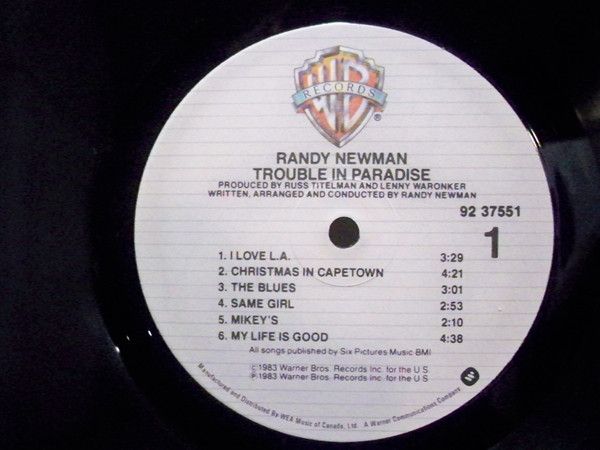 USED - Randy Newman - Trouble In Paradise