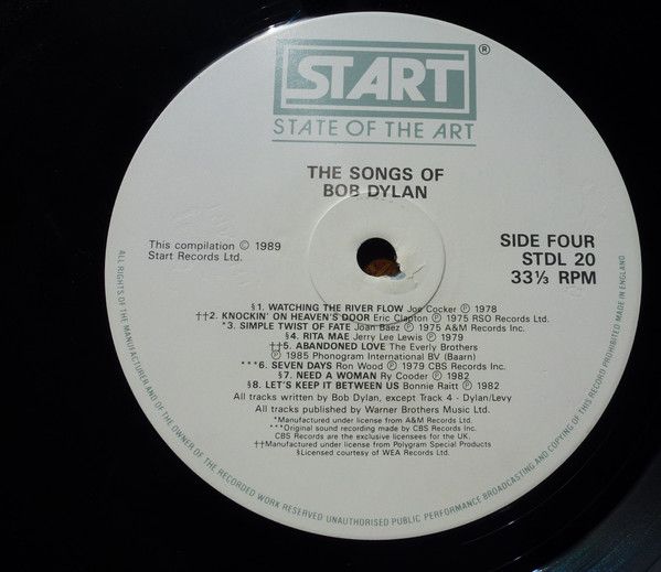 USED - Various - The Songs Of Bob Dylan
