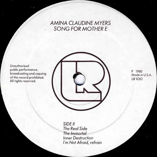 USED - Amina Claudine Myers - Song For Mother E