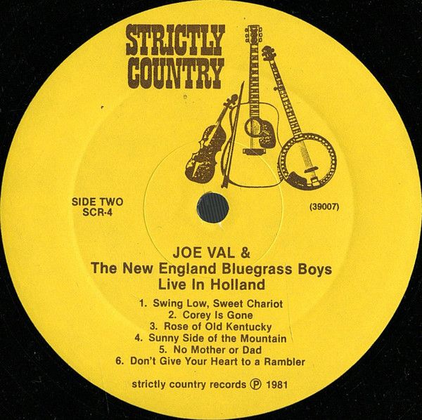 USED - Joe Val And The New England Bluegrass Boys - Live In Holland