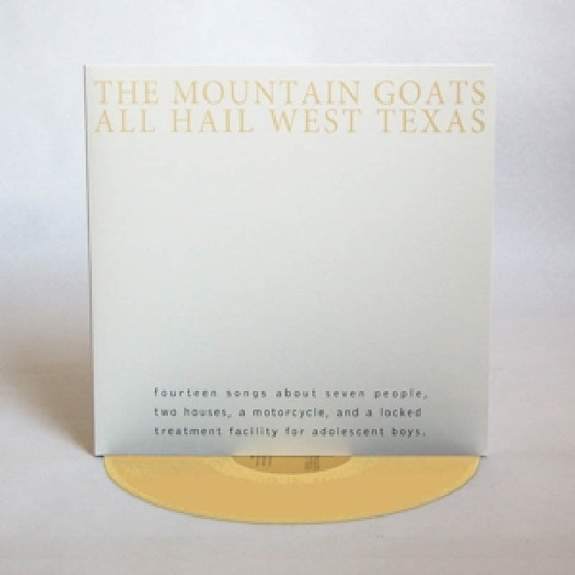MOUNTAIN GOATS - All Hail West Texas (Yellow LP)