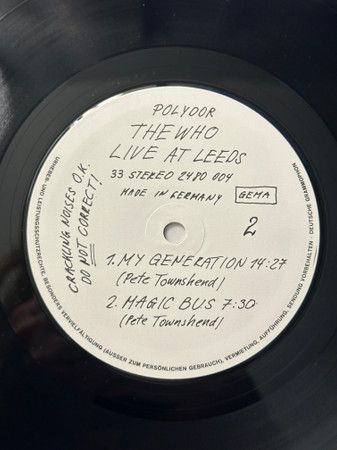 USED - The Who - Phases