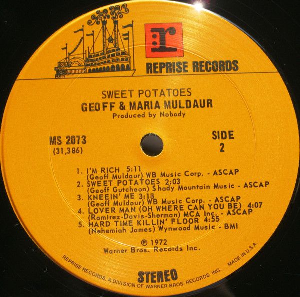 USED - Geoff & Maria Muldaur - Sweet Potatoes