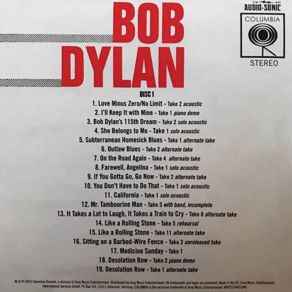 USED - Bob Dylan - The Best Of The Cutting Edge 1965-1966