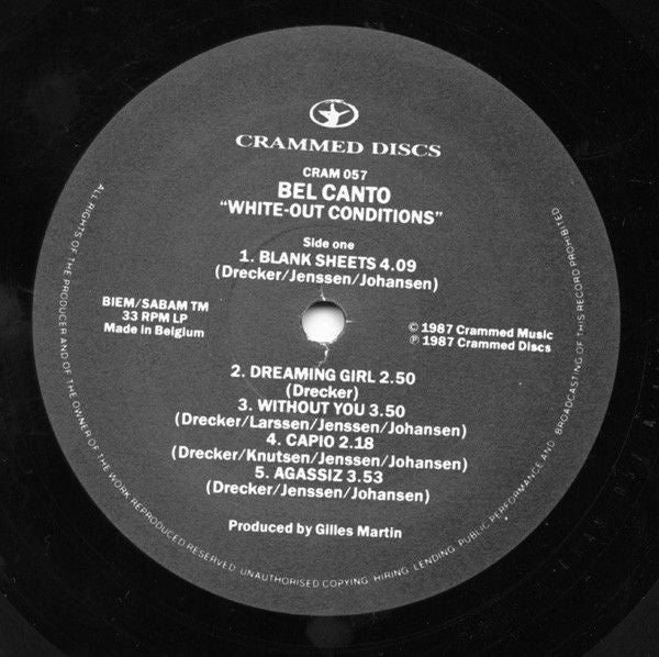 USED - Bel Canto - White-Out Conditions