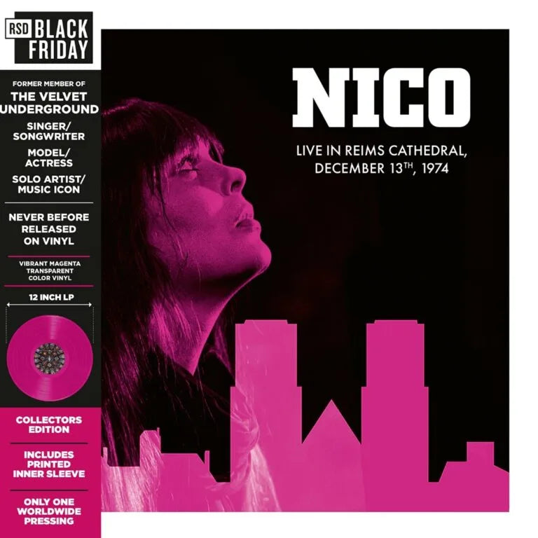 Nico - Live in Reims Cathedral, 1974 (Vibrant Magenta Opaque Vinyl LP)
