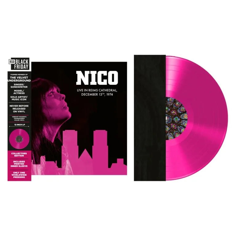 Nico - Live in Reims Cathedral, 1974 (Vibrant Magenta Opaque Vinyl LP)
