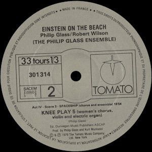 USED - Philip Glass - Einstein On The Beach