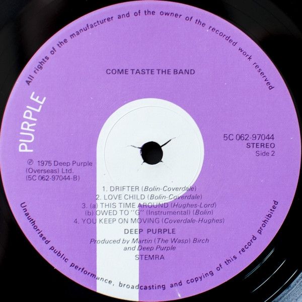 USED - Deep Purple - Come Taste The Band