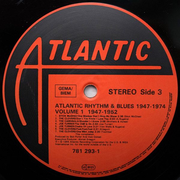 USED - Various - Atlantic Rhythm And Blues 1947-1974