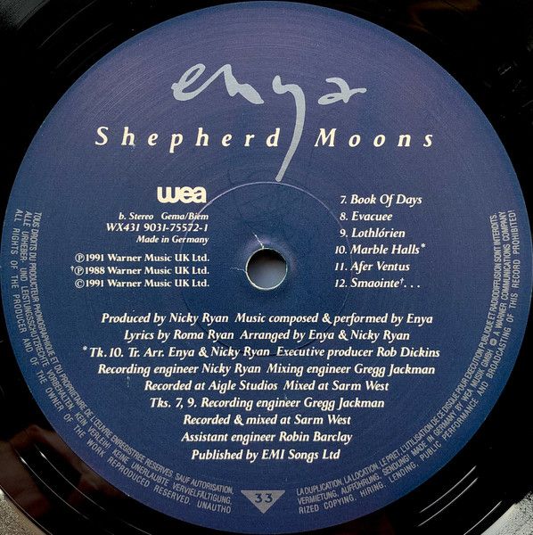 USED - Enya - Shepherd Moons