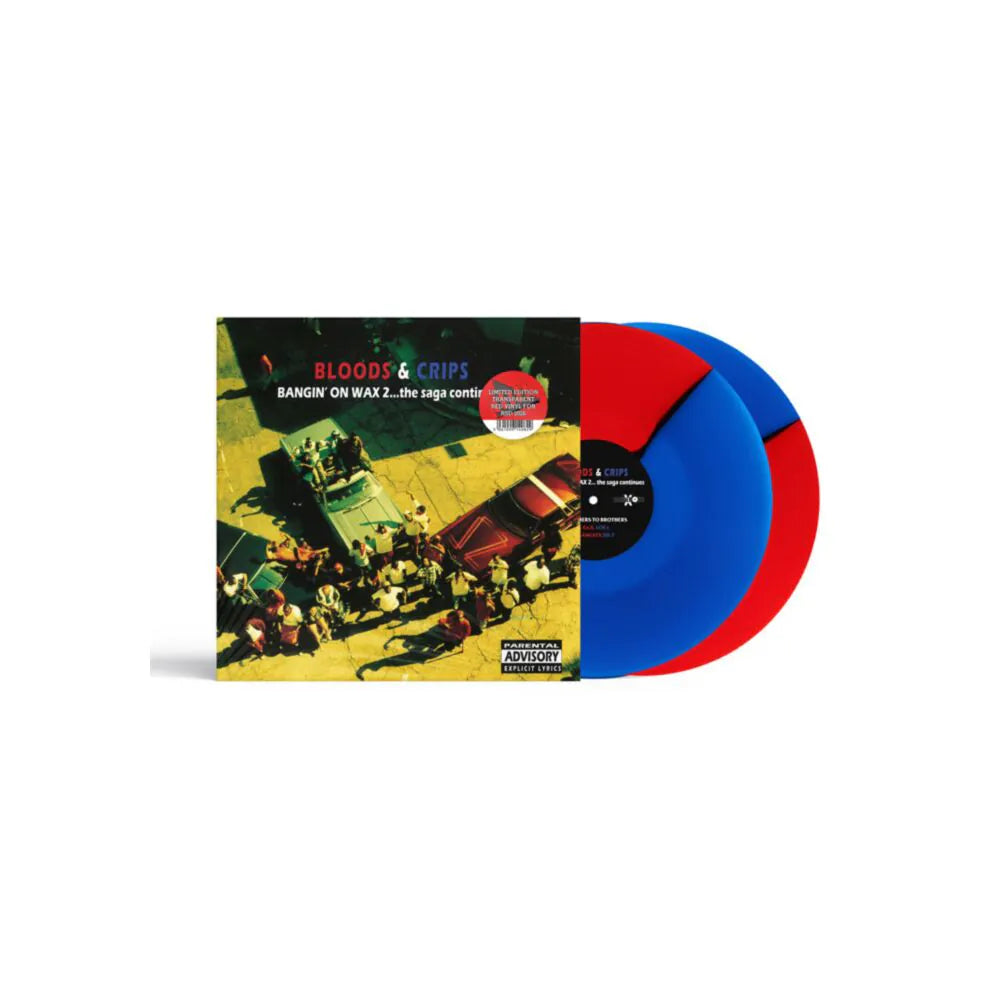 Bloods & Crips - BANGIN' ON WAX 2...THE SAGA CONTINUES (Coloured Vinyl   LP)