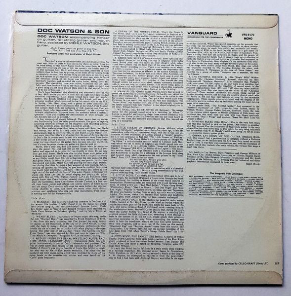 USED - Doc & Merle Watson - Doc Watson And Son