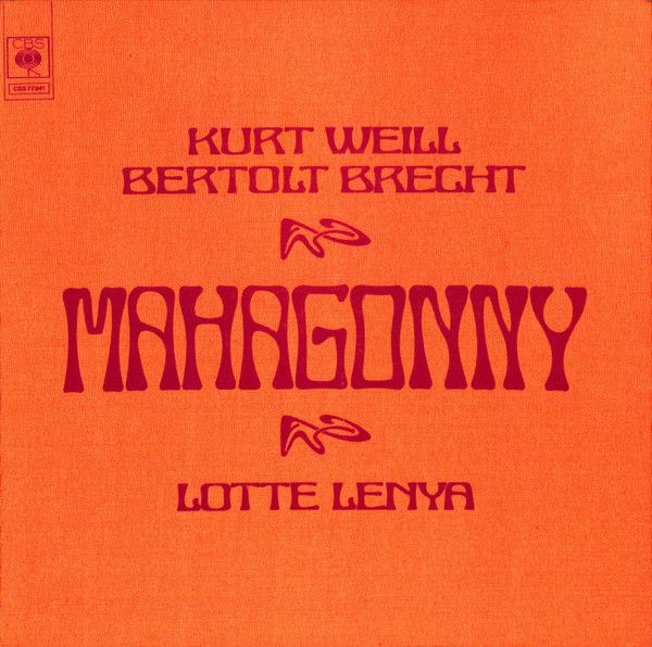 USED - Kurt Weill - Mahagonny