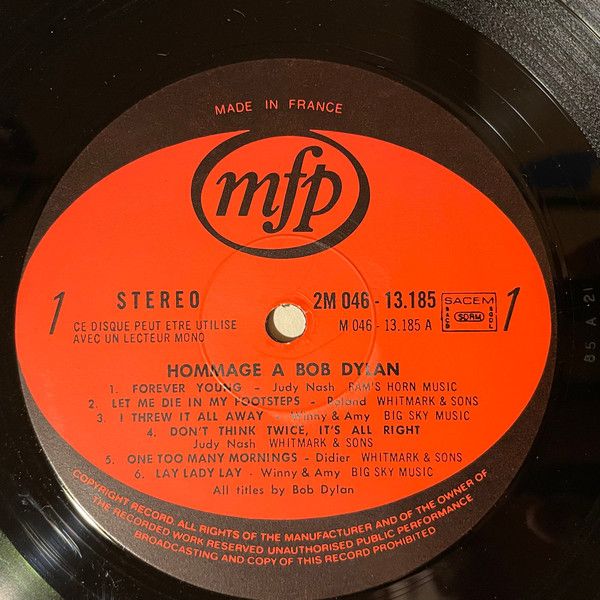 USED - Didier Courtmans - Hommage A Bob Dylan