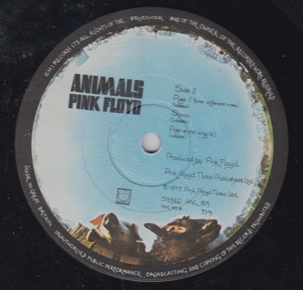 USED - Pink Floyd - Animals