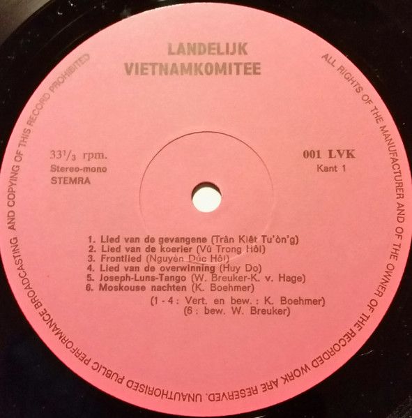 USED - Various - Voor De Overwinning Van De Vietnamese Revolutie