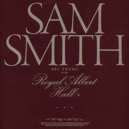Sam Smith - BBC Proms At The Royal Albert Hall (LP)