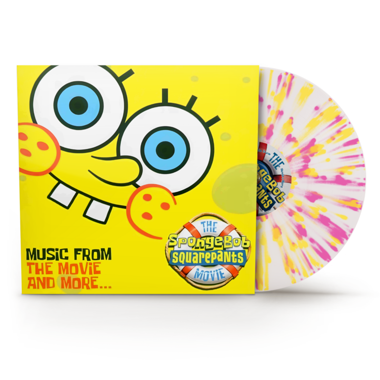 V/A - The Spongebob Squarepants Movie (Pink and Yellow Splattered White Vinyl)