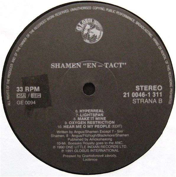 USED - The Shamen - En-Tact