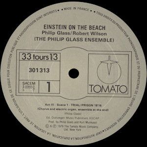 USED - Philip Glass - Einstein On The Beach