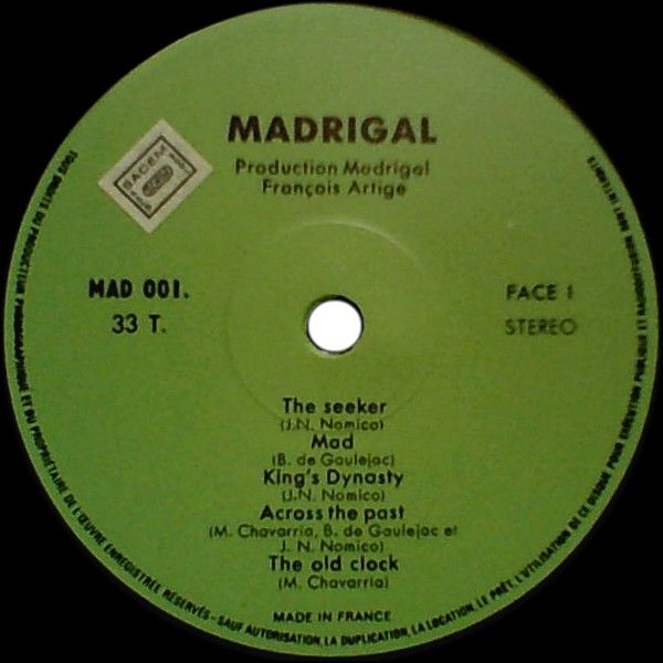 USED - Madrigal (2) - School Of Time