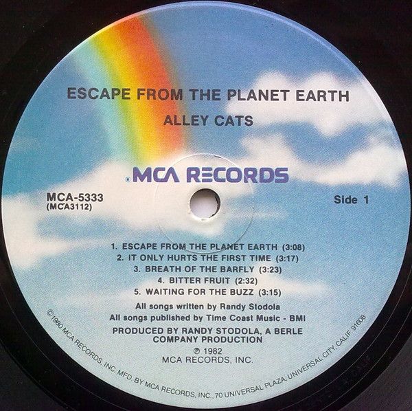 USED - The Alley Cats (2) - Escape From The Planet Earth