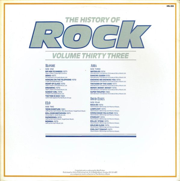 USED - Blondie - The History Of Rock (Volume Thirty Three)
