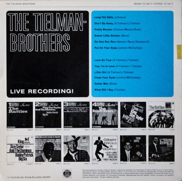 USED - Tielman Brothers - Live Recording