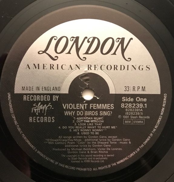 USED - Violent Femmes - Why Do Birds Sing?