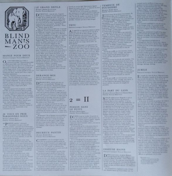 USED - 10,000 Maniacs - Blind Man's Zoo
