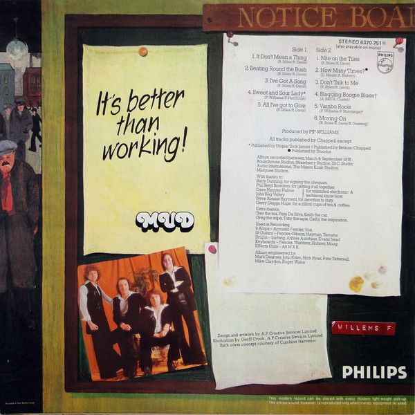 USED - Mud - It's Better Than Working