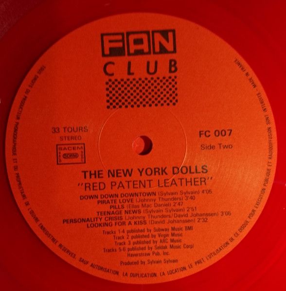USED - New York Dolls - Red Patent Leather