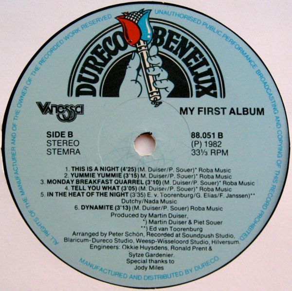 USED - Vanessa (2) - My First Album
