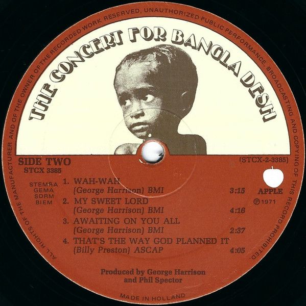 USED - Various - The Concert For Bangla Desh