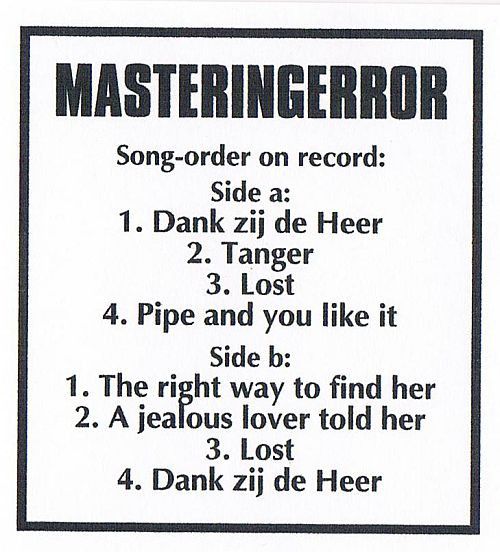 USED - NV Groep 65 - The Bovema Recordings - Dank Zij De Heer