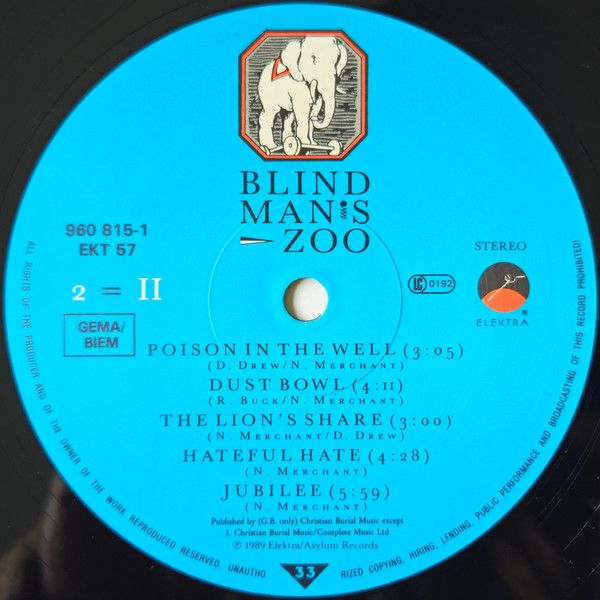 USED - 10,000 Maniacs - Blind Man's Zoo