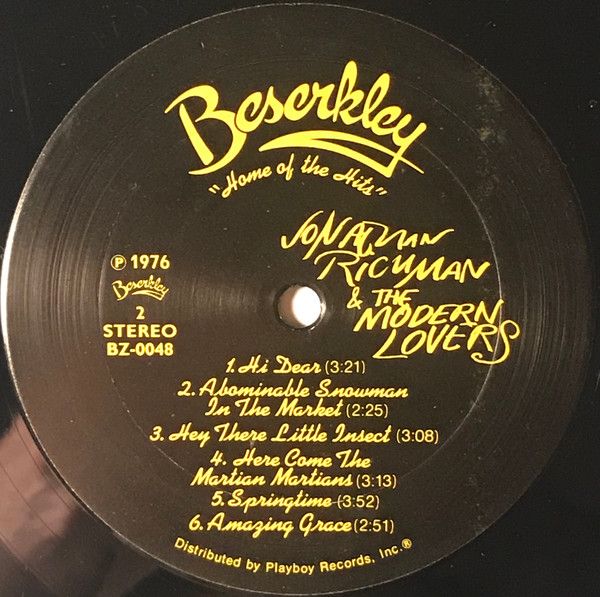 USED - Jonathan Richman & The Modern Lovers - Jonathan Richman & The Modern Lovers