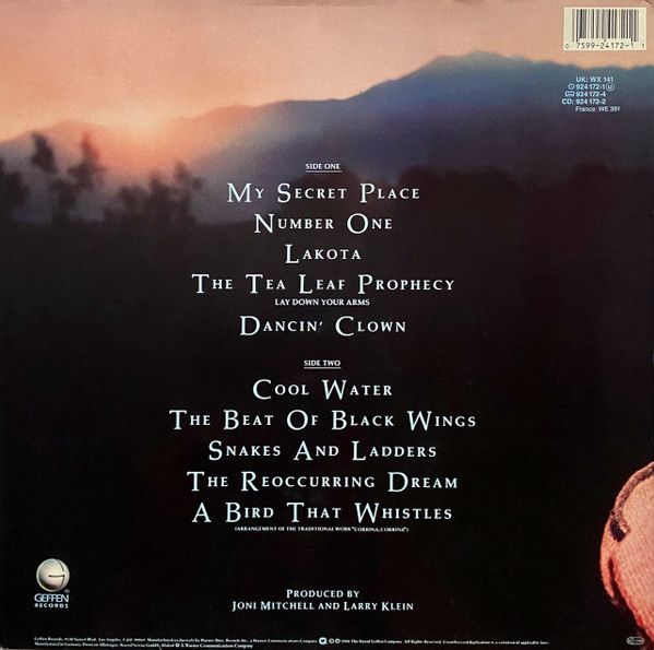 USED - Joni Mitchell - Chalk Mark In A Rain Storm