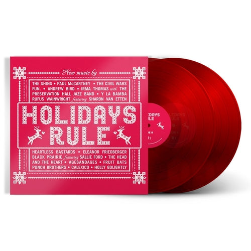 Various Artists - Holidays Rule (Translucent Red Vinyl)