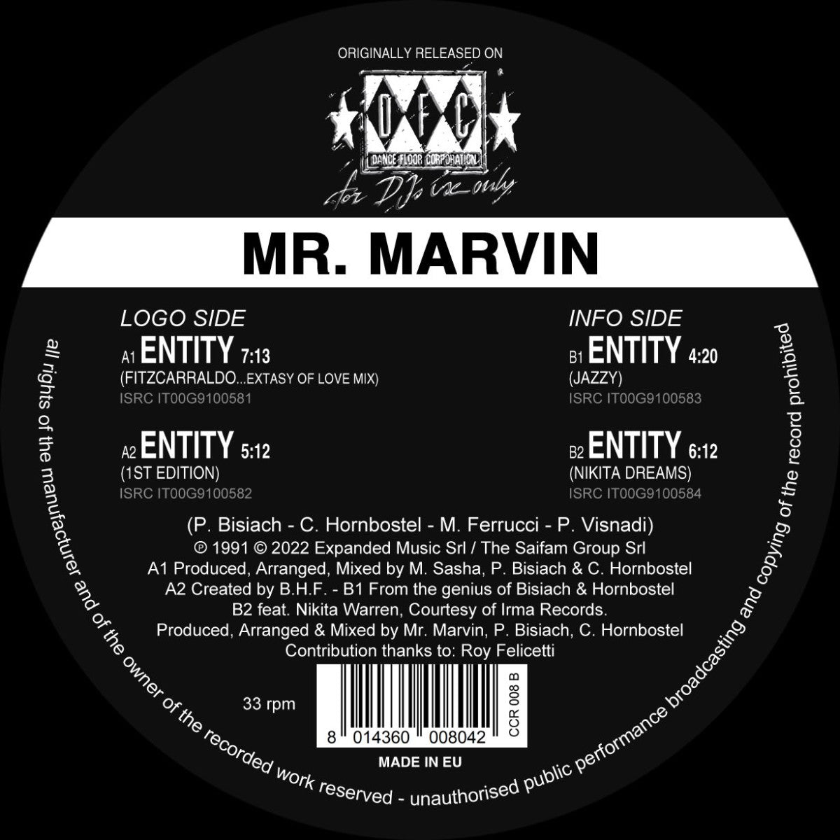 Mr Marvin - Entity (Grey Vinyl)