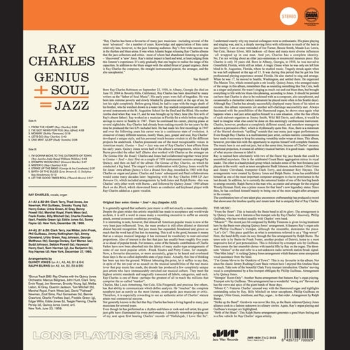 Ray Charles - Genius + Soul = Jazz