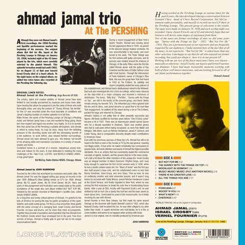 Ahmad Jamal Trio - Live at the Pershing Loung 1958 - But not for me (Blue and Red Vinyl)