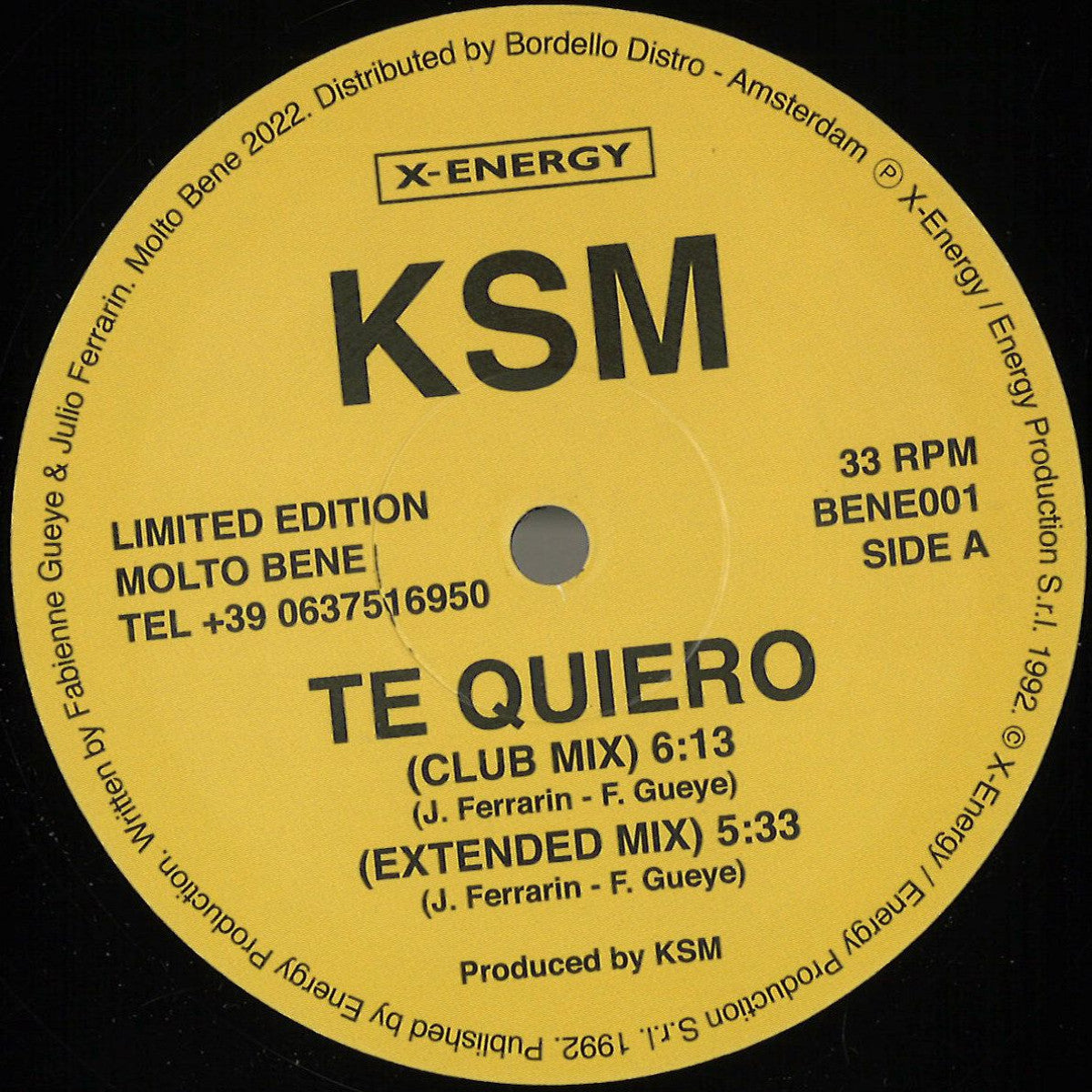 KSM - Te Quiero / I Love You